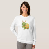 Cute baby Paas/Spring Schildpad T-shirt (Voorkant volledig)