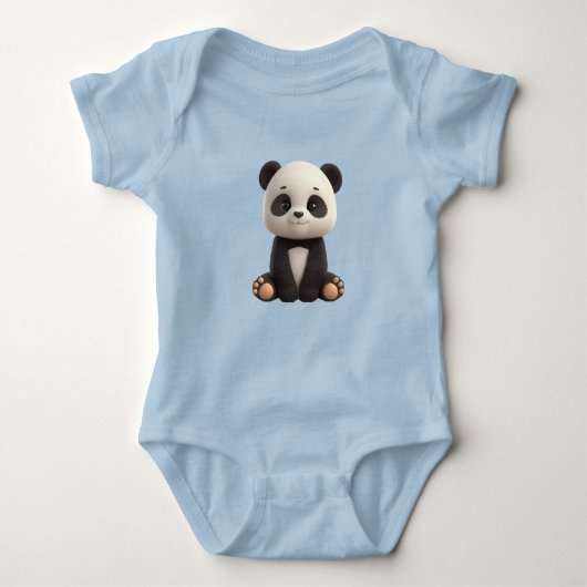 Cute Baby Panda Bodysuit (Voorkant)