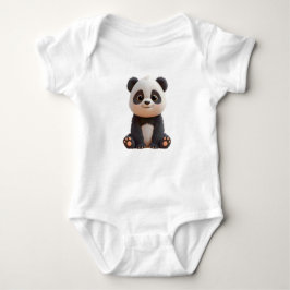 Cute Baby Panda Bodysuit