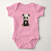 Cute Baby Panda Bodysuit (Voorkant)