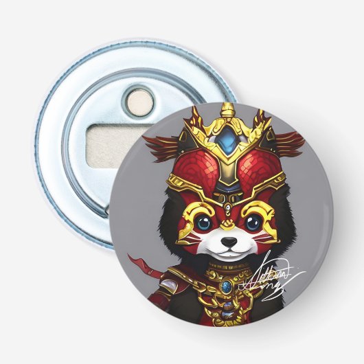 Cute baby Panda Bottle Open Button Flesopener (Voorkant)