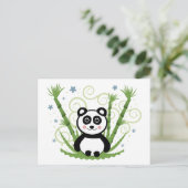 Cute Baby Panda Briefkaart (Staand voorkant)