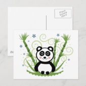 Cute Baby Panda Briefkaart (Voorkant / Achterkant)