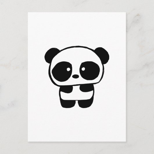 Cute Baby Panda Briefkaart (Voorkant)