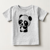 Cute Baby Panda Fine Jersey (Voorkant)