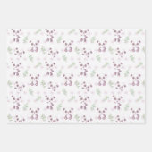 Cute Baby Panda Flowers Baby shower Inpakpapier Vel (Voorkant 3)