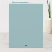 Cute Baby panda in Winter Sneeuwgrijs Kaart (Achterkant)