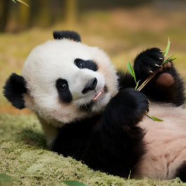 Cute Baby Panda Legpuzzel