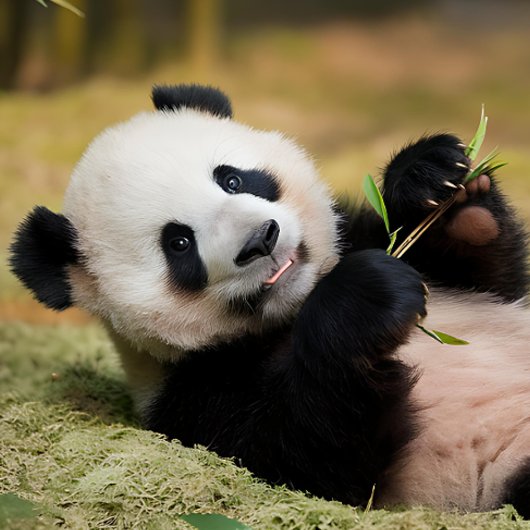 Cute Baby Panda Legpuzzel