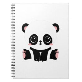 Cute Baby Panda Notitieboek