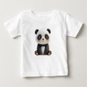 Cute Baby Panda T-Shirt (Voorkant)