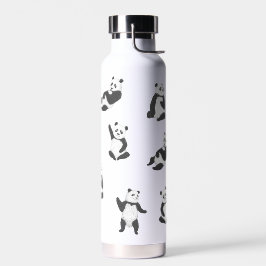 Cute baby panda Water Fles