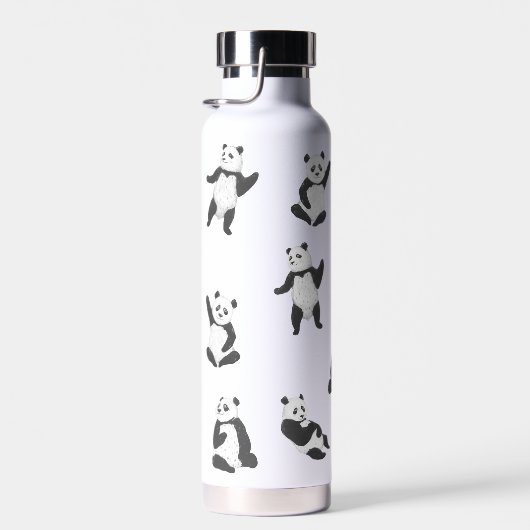 Cute baby panda Water Fles (Rechts)