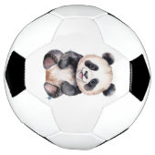 Cute baby panda waterverf voetbal (Gedraaid)