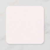 Cute Baby Parrot Gender onthulling Informatiekaartje (Achterkant)