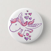 Cute Baby Pegasus Button (Voorkant)