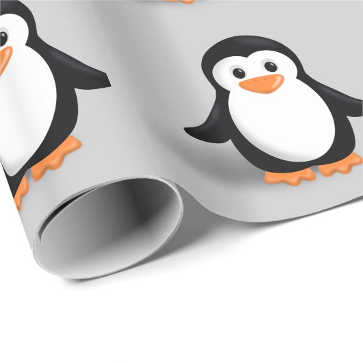 Cute Baby Penguin Cadeaupapier (Rol Hoek)