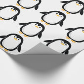 Cute Baby Penguin Cadeaupapier (Hoek)