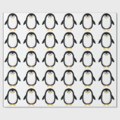 Cute Baby Penguin Cadeaupapier (Vlak)