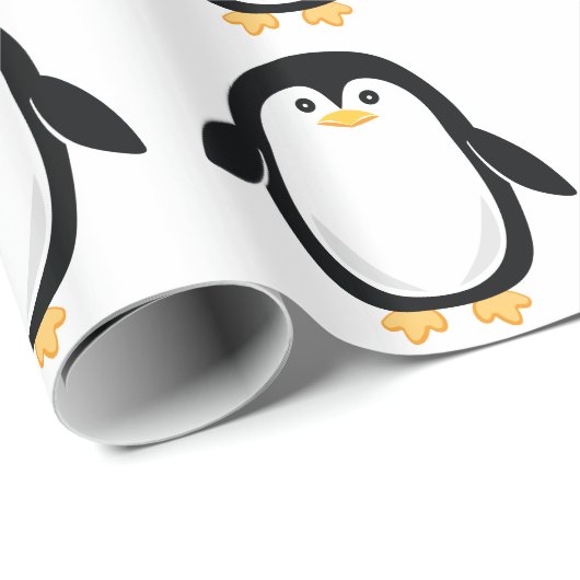 Cute Baby Penguin Cadeaupapier (Rol Hoek)