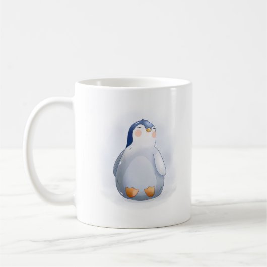 Cute Baby Penguin Coffee Mok (Links)