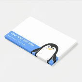 Cute Baby Penguin kiest uw kleuren Post-it® Notes (Schuin)