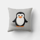 Cute Baby Penguin Kussen (Achterkant)