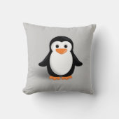 Cute Baby Penguin Kussen (Voorkant)