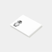 Cute Baby Penguin Wearing Eye Glasses Post-it® Notes (Schuin)