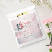 Cute Baby Penguin Winter ONEderland 1e verjaardag  Bedankzakje (Gezegeld)