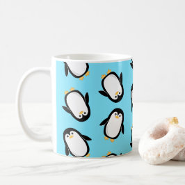 Cute Baby Penguins Iced Tea of Iced Coffee Koffiemok