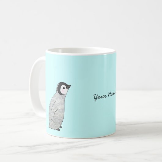 Cute Baby Penguins Mok  naam Mok (Voorkant links)