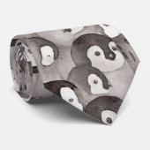 Cute Baby Penguins Pattern Stropdas (Opgerold)