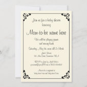  Cute Baby Phone Puppy Dog Baby shower Kaart (Achterkant)