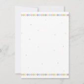 Cute Baby Photo Gender Neutral Christening Baptism Kaart (Achterkant)