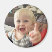 Cute Baby Photo Magnet (Voorkant)