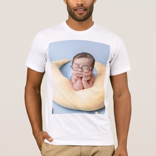 Cute Baby Photo Tee T-shirt (Voorkant)