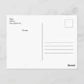 Cute Baby Pig Custom Briefkaart (Achterkant)