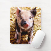 Cute Baby Pig Muismat (Met muis)