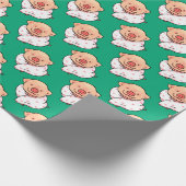Cute Baby Pig Wrapped in Blanket Cadeaupapier (Hoek)