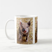 Cute Baby Piglet Farm Animals Barnyard Babies Koffiemok (Links)