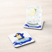 Cute baby pinguin bier onderzetter (Rechterzijde)
