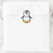 Cute Baby Pinguïn "Dank je" Sticker (Tas)