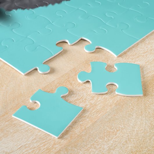 Cute Baby pinguin met honkbal Legpuzzel (Zijkant)