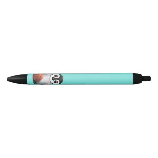 Cute Baby pinguin met honkbal Zwarte Inkt Pen
