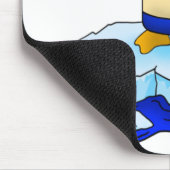 Cute baby pinguin muismat (Hoek)