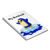 Cute baby pinguin notitieboek (Rechterzijde)