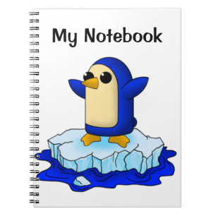 Cute baby pinguin notitieboek