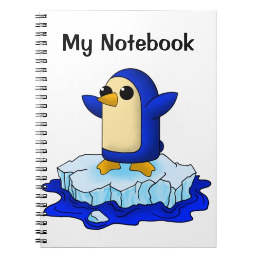 Cute baby pinguin notitieboek (Voorkant)