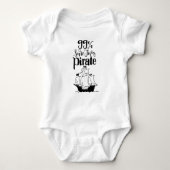Cute Baby Pirate Bodysuit (Voorkant)